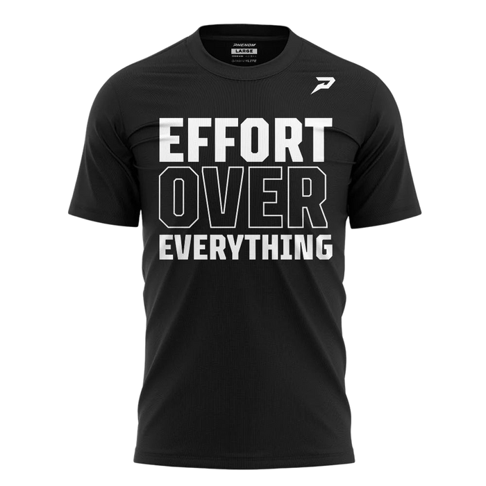 T-Shirt mit Aufdruck „Effort Over Everything“