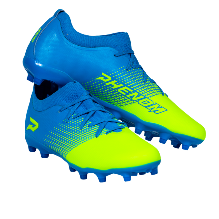 Quantum Energy: Fußballschuhe - Columbia Blue & Slime