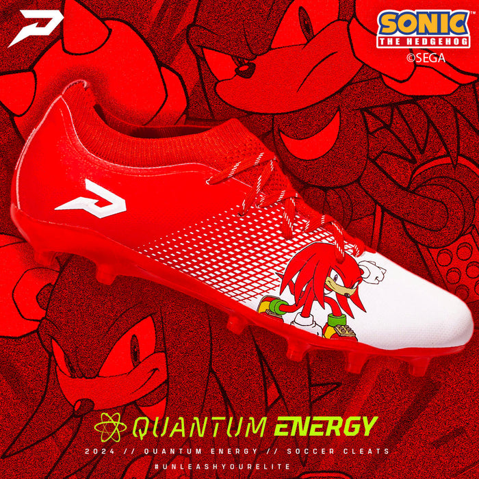 Knuckles the Echidna Soccer Cleats - Quantum Energy by Phenom Elite
