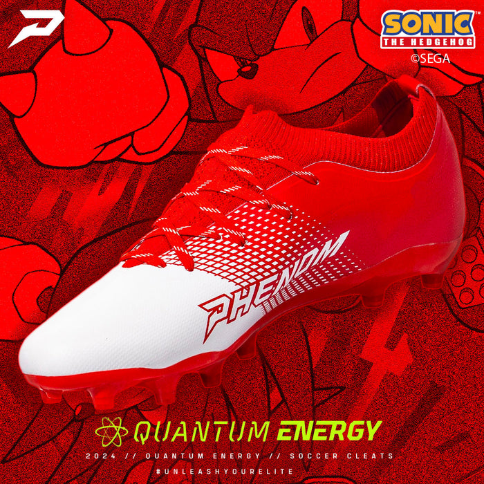 Knuckles the Echidna Soccer Cleats - Quantum Energy by Phenom Elite
