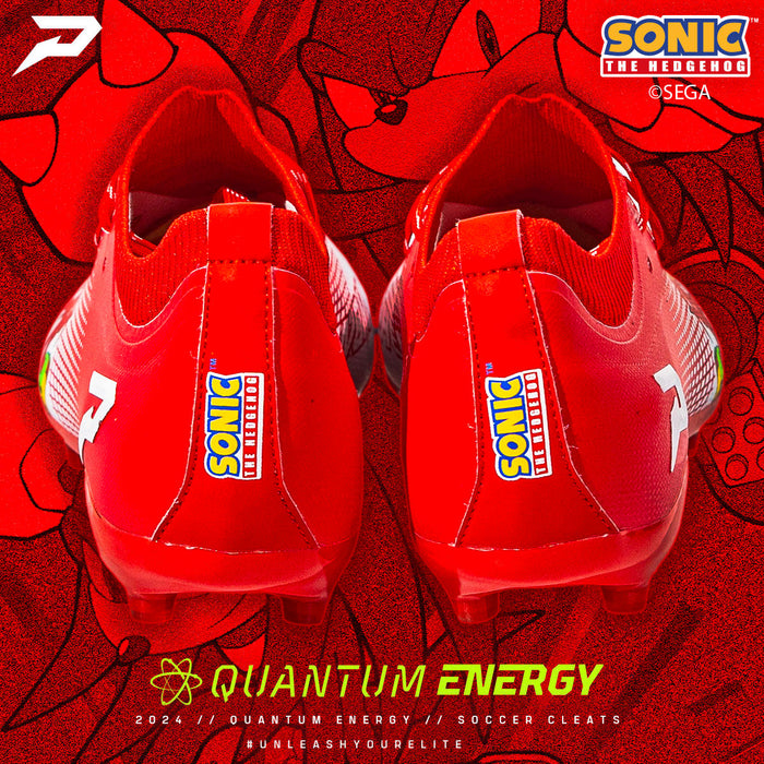 Knuckles the Echidna Soccer Cleats - Quantum Energy by Phenom Elite
