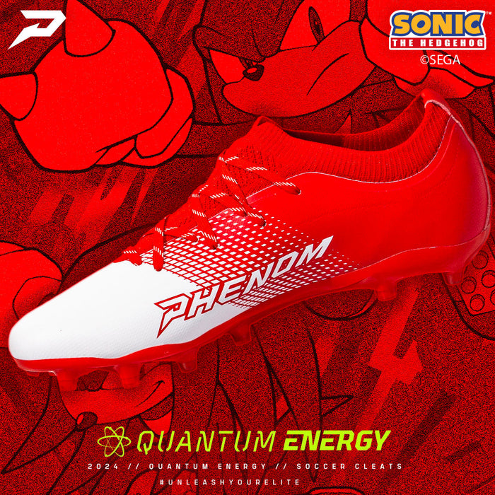 Knuckles the Echidna Soccer Cleats - Quantum Energy by Phenom Elite