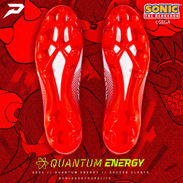 Knuckles the Echidna Soccer Cleats - Quantum Energy by Phenom Elite