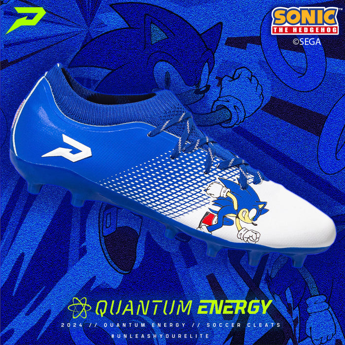 Sonic the Hedgehog Soccer Cleats - Quantum Energy by Phenom Elite