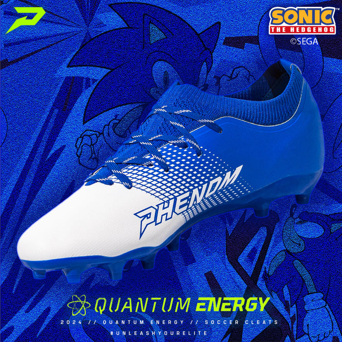 Sonic the Hedgehog Soccer Cleats - Quantum Energy by Phenom Elite