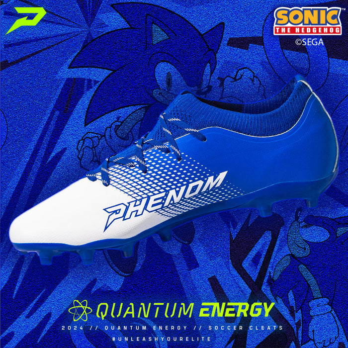 Sonic the Hedgehog Soccer Cleats - Quantum Energy by Phenom Elite