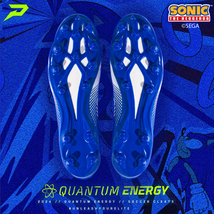 Sonic the Hedgehog Soccer Cleats - Quantum Energy by Phenom Elite