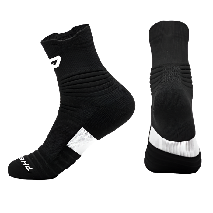 Quantum Knit Lite Quarter Performance Socken - Schwarz
