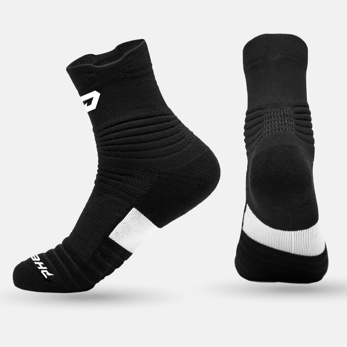 Quantum Knit Lite Quarter Performance Socken - Schwarz