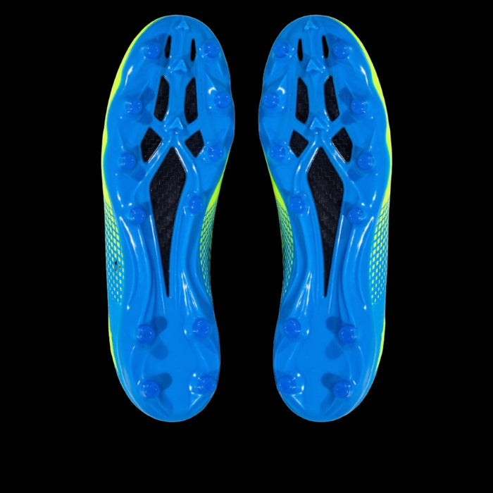 Quantum Energy: Soccer Cleats - Columbia Blue & Slime