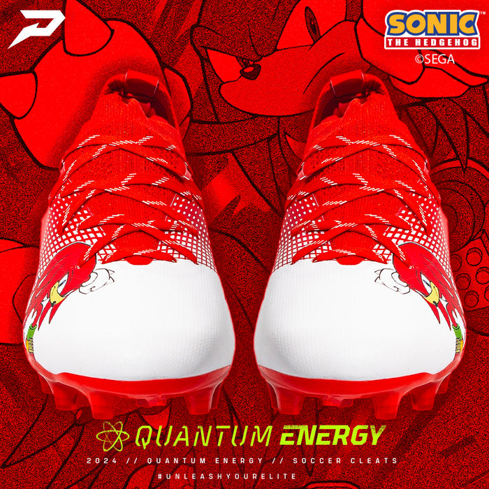 Knuckles the Echidna Soccer Cleats - Quantum Energy by Phenom Elite