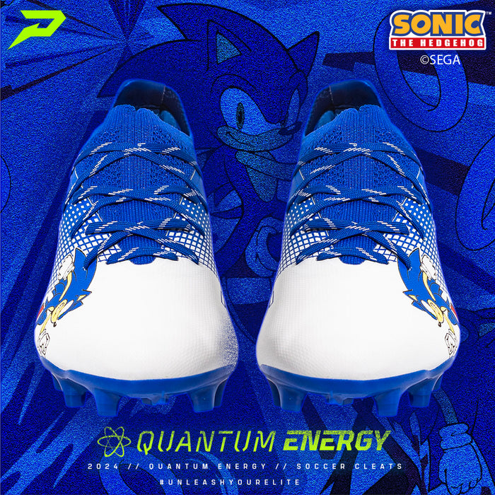 Sonic the Hedgehog Soccer Cleats - Quantum Energy by Phenom Elite