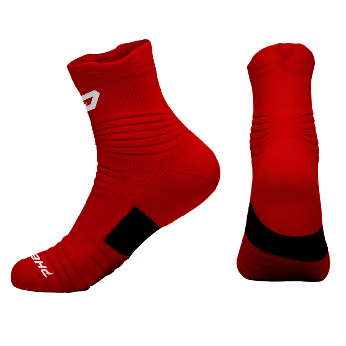 Quantum Knit Lite Quarter Performance Socken - Rot